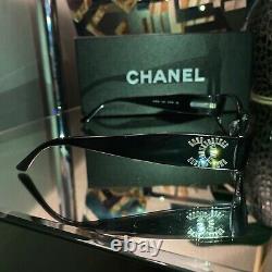 Chanel Eyeglasses 3116 Limited Edition Swarovski Crystal Black Frames VERY RARE