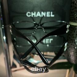 Chanel Eyeglasses 3116 Limited Edition Swarovski Crystal Black Frames VERY RARE