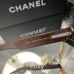 Chanel Eyeglasses Limited Edition Swarovski Crystal 5060-B Brown VERY RARE