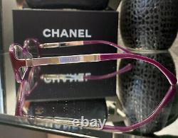 Chanel Limited Edition Eyeglasses 3177 Mirror Pink Purple Frames VERY RARE