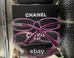 Chanel Limited Edition Eyeglasses 3177 Mirror Pink Purple Frames VERY RARE