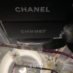 Chanel Limited Edition Eyeglasses 3177 Mirror Pink Purple Frames VERY RARE