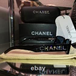 Chanel Sunglasses 5060-B Black Limited Edition Swarovski Crystal VERY RARE
