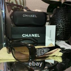 Chanel Sunglasses Brown 6026-B Limited Edition Swarovski Crystal $850 VERY RARE