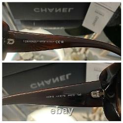 Chanel Sunglasses Brown 6026-B Limited Edition Swarovski Crystal $850 VERY RARE