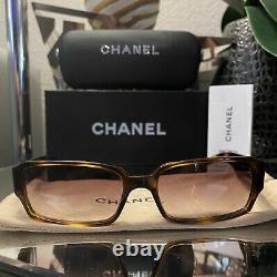 Chanel Sunglasses Limited Edition Swarovski Crystal 5060-B Brown VERY RARE