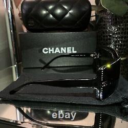 Chanel Sunglasses Limited Edition Swarovski Crystal 5065-B Black VERY RARE