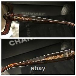 Chanel Sunglasses Limited Edition Swarovski Crystal 5065-B Brown VERY RARE