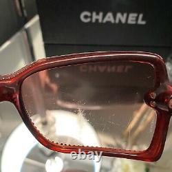 Chanel Sunglasses Limited Edition Swarovski Crystal 5065-B Rube Red VERY RARE