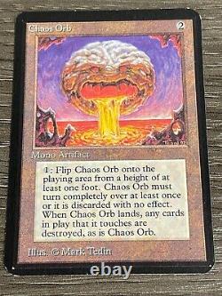 Chaos Orb ALPHA Rare VERY CLEAN 93/94 Old School Vintage Magic Mtg