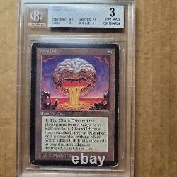 Chaos Orb Beta Magic MTG Graded Beckett 3 Very Good Rare Limited Rare Artifact