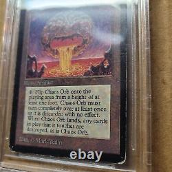 Chaos Orb Beta Magic MTG Graded Beckett 3 Very Good Rare Limited Rare Artifact