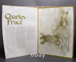 Charles Frace Zebra Foal Signed Print Very Rare Limited Edition Mint 1975