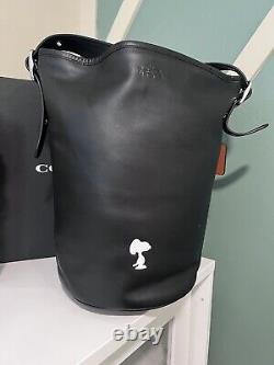 Coach Snoopy Black Duffle Limited Edition Very Rare