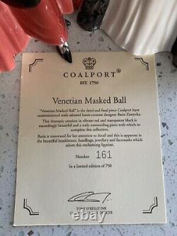 Coalport Figurine Venetian Masked Ball Limited Edition Of 750 Very Rare