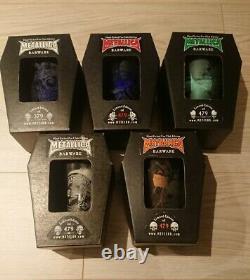 Complete set of Metallica Pushead glasses. Limited and very Rare