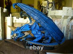 D&D ICONS Mini GARGANTUAN BLUE DRAGON (VERY RARE LIMITED EDITION and HTF!)