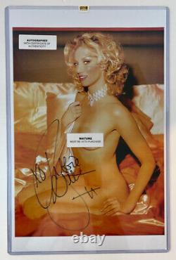 DEBBIE GIBSON Autographed 11 x 17 Playboy poster Limited Edition Very Rare
