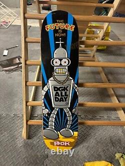 DGK Futurama Bender Skateboard limited edition very rare Zumiez 100k swag