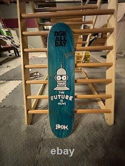 DGK Futurama Bender Skateboard limited edition very rare Zumiez 100k swag