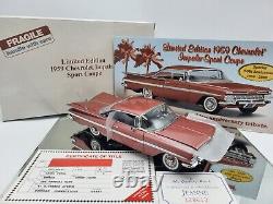 Danbury Mint Limited Edition 1959 Chevrolet Impala Sport Coupe Very Rare/read