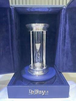 De Beers Silver Limited Edition Millennium 2000 Diamond Hourglass Very Rare