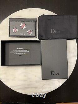 Dior x Kaws Bee Card Holder Wallet Pink. Very Rare Limited