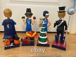 Dirk Nowitzki Trophy Bobble Bobblehead Set Limited to only 150 Very RARE