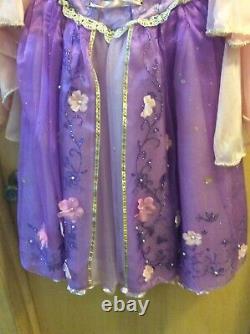 Disney Limited Edition 1 of 2000 Rapunzel Tangled Dress Costume size 6 Very Rare