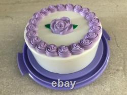 Disney Limited Unicorn Sophia? Tupperware Taker Fancy Cake+server? Very Rare New