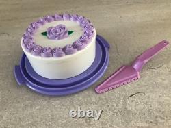 Disney Limited Unicorn Sophia? Tupperware Taker Fancy Cake+server? Very Rare New