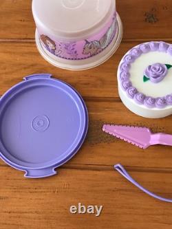 Disney Limited Unicorn Sophia? Tupperware Taker Fancy Cake+server? Very Rare New