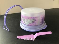 Disney Limited Unicorn Sophia? Tupperware Taker Fancy Cake+server? Very Rare New