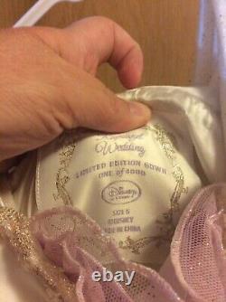Disney Tangled Rapunzel Wedding Dress Limited Edition 4000 Size 5 VERY RARE