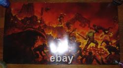 Doom Fight Like Hell Lithograph Art Limited Edition #388/500? Very Rare
