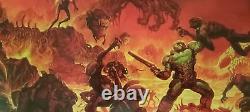 Doom Fight Like Hell Lithograph Art Limited Edition #388/500? Very Rare