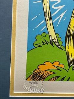 Dr. Seuss Art The Lorax Book Cover Limited Edition Very RARE MINT