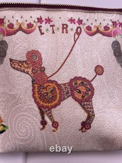 ETRO very Rare Limited Edition 2018 Happy New Year Poodle Shoulder Bag