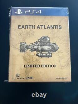 Earth Atlantis Limited Edition for PS4! #60/1700 Copies! Very Rare