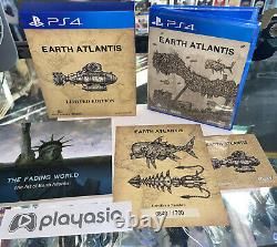 Earth Atlantis Limited Edition for PS4! #840/1700 Copies! Very Rare