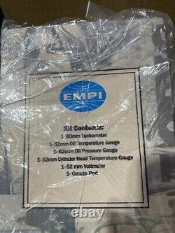 Empi Performance Gauge Kit Limited Edition 50 made very rare (3) VW Aircooled