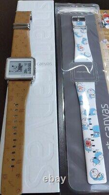 Epson Smart Canvas Doraemon Limited very RARE SEIKO Wrist watch JP USED