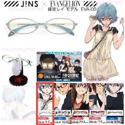 Evangelion JINS Collaboration Limited Glasses Rei Ayanami EVA -00 Very Rare