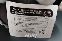 F/S Hello Kitty Plush doll Black Gothic Lolita Limited 711 Very RARE