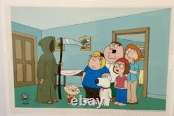 Family Guy Cel Death Is A Bitch Hand Painted Limited Edition Very Rare Cell