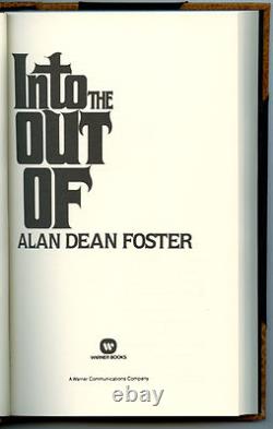 Fiction INTO THE OUT OF by Alan Dean Foster. 1986. VERY RARE, limited, signed