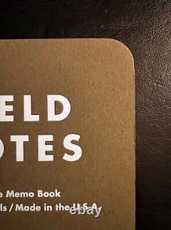 Field Notes Limited Edition 09 Balsam Fir Winter 2010 VERY RARE Single Unused