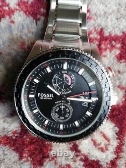 Fossil Chronograph Watch Very RARE Limited Boxset Watch & 7 Straps