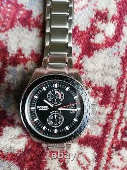 Fossil Chronograph Watch Very RARE Limited Boxset Watch & 7 Straps