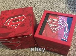 Fossil SUPERMAN Watch Urban Red LL1036 Limited Edition Very Rare Ship Free USA